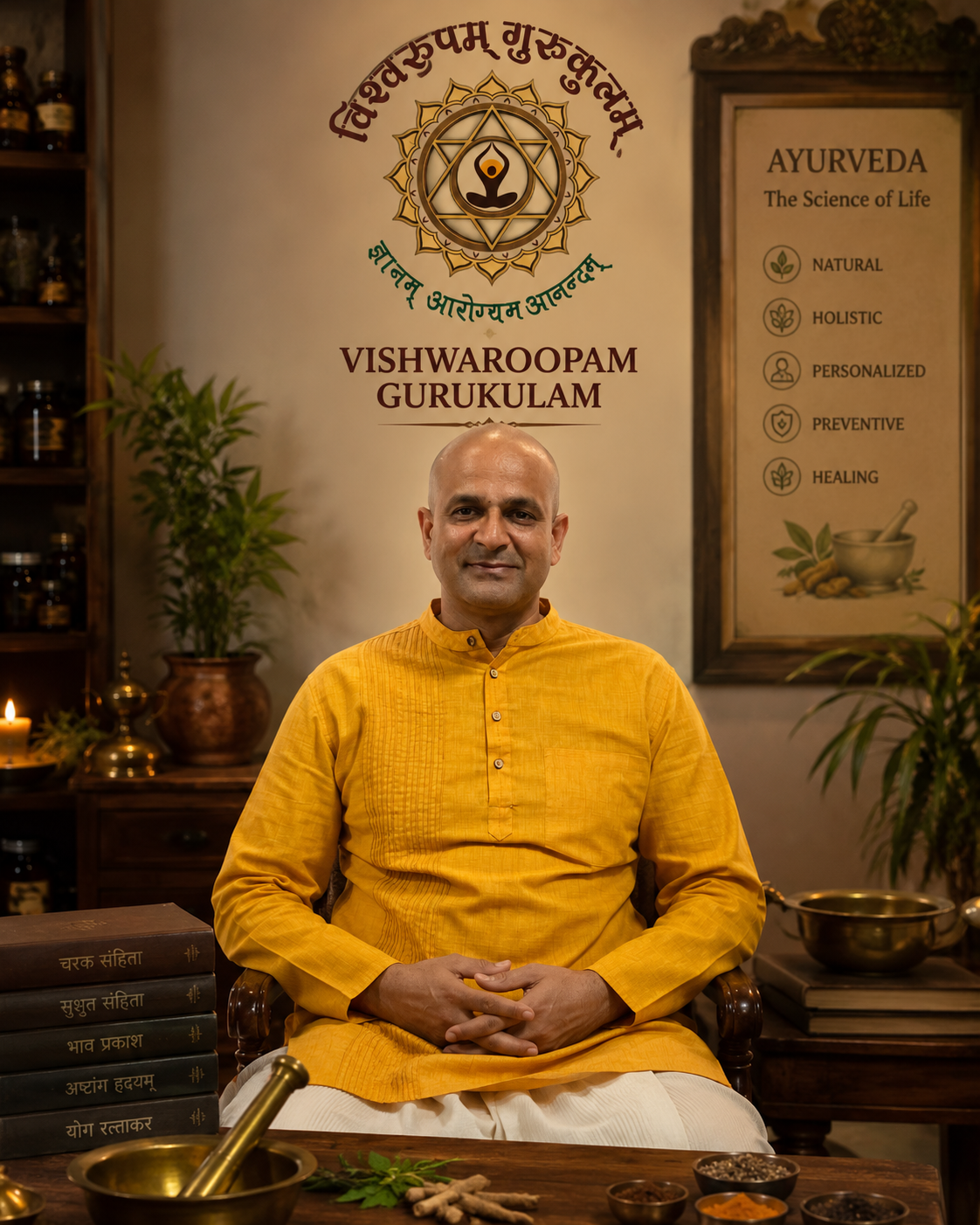 Founder of Vishwaroopam Gurukulam